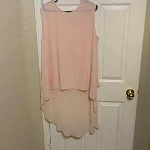 Pink mermaid tank blouse